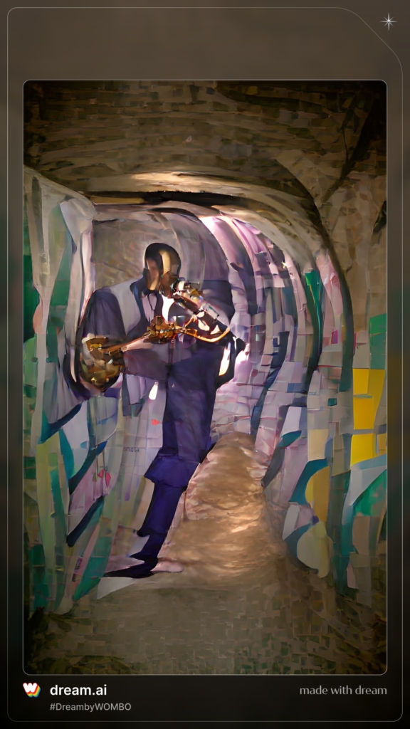 When I passed through the tunnel, there was a jazz classic
